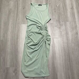 SHEIN Light Green Ribbed Tank Top